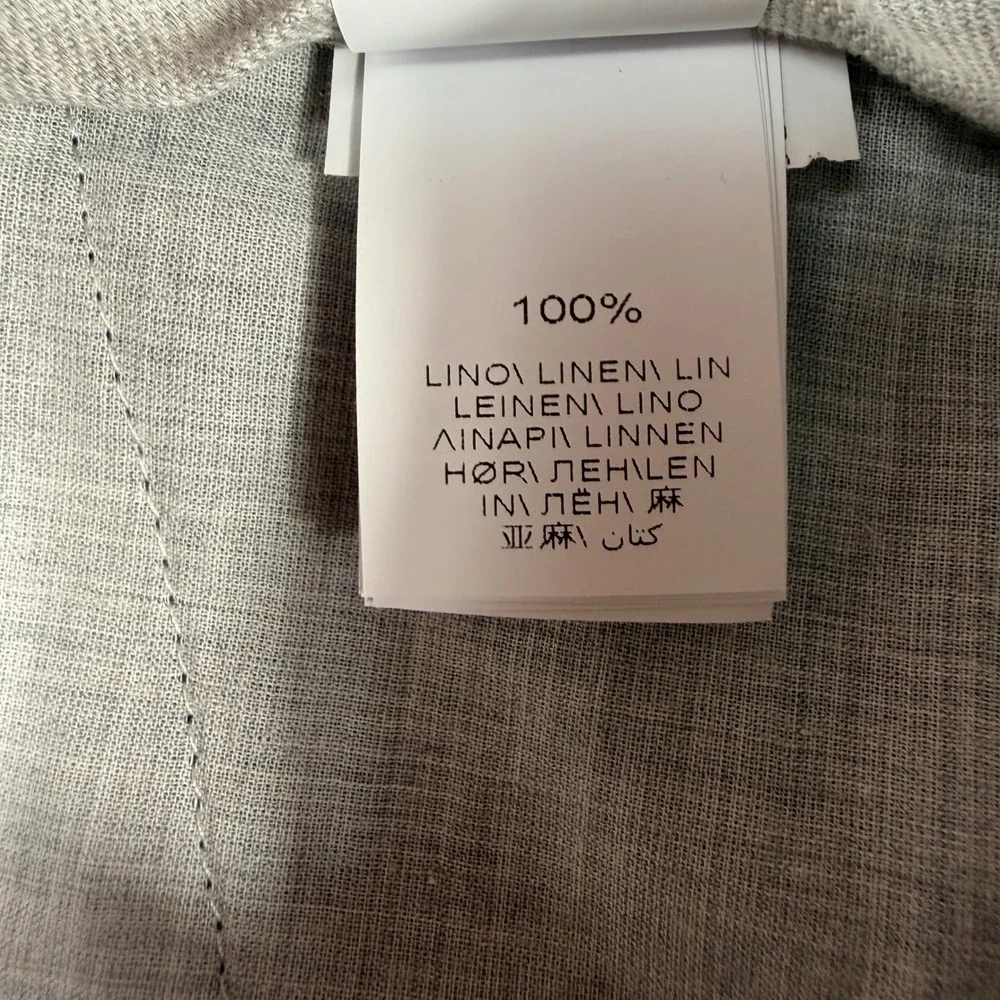 Brunello Cucinelli Pleated Linen Trousers Mens 33/42IT Italy Blue 100% Linen NWT